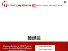 Tablet Screenshot of intrainingsystems.com.au